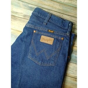 Wrangler Men's Cowboy Cut Jeans 13MWZPW Dark Wash Denim 36x32
